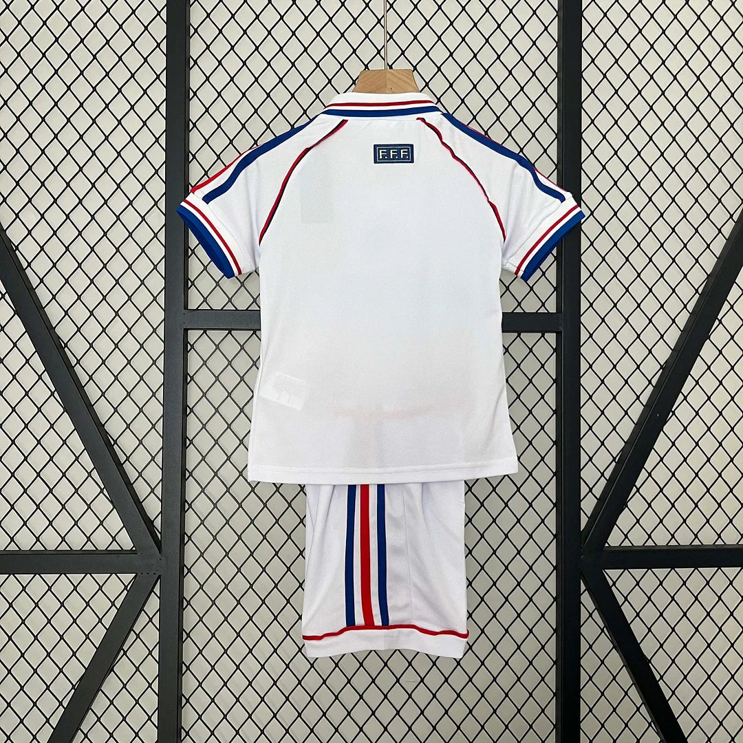 1998 Retro France Away Kit Kids Size