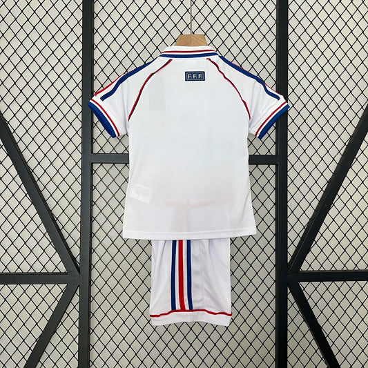 1998 Retro France Away Kit Kids Size
