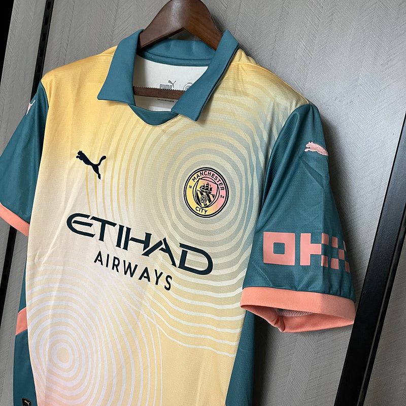 24/25 Manchester City Yellow Fourth Jersey