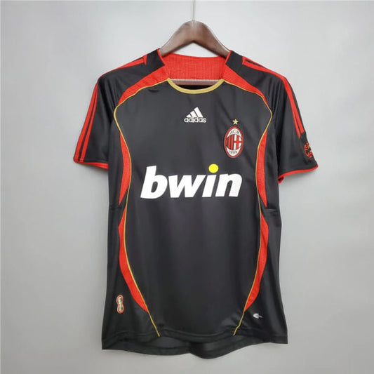 06/07 AC Milan Away Third Black Retro Jersey