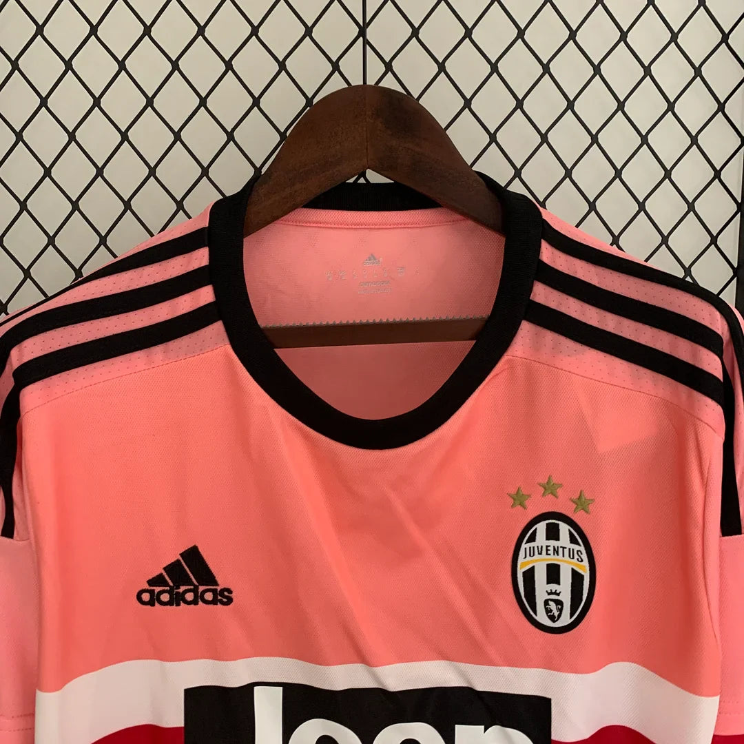 2015-2016 Juventus Retro Away Jersey Long Sleeve