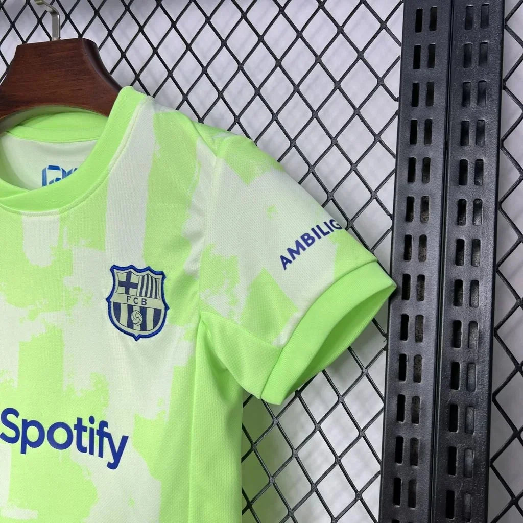 2024/2025 Barcelona Third Away Kit Kids Size