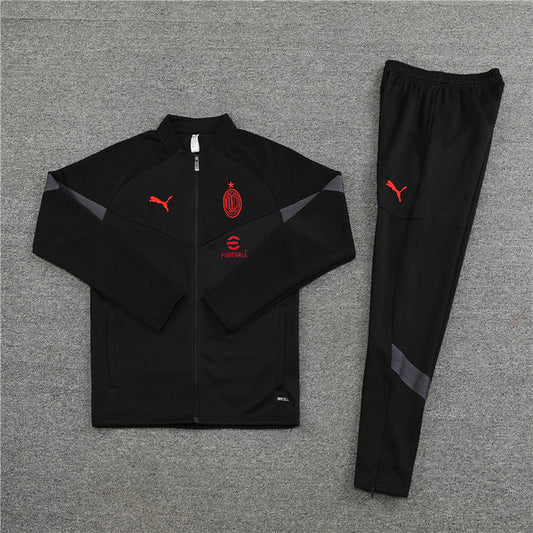 22-23 AC Milan Black Tracksuit