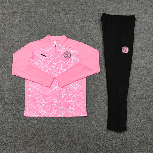 24/25 Manchester City Pink Training Tracksuit