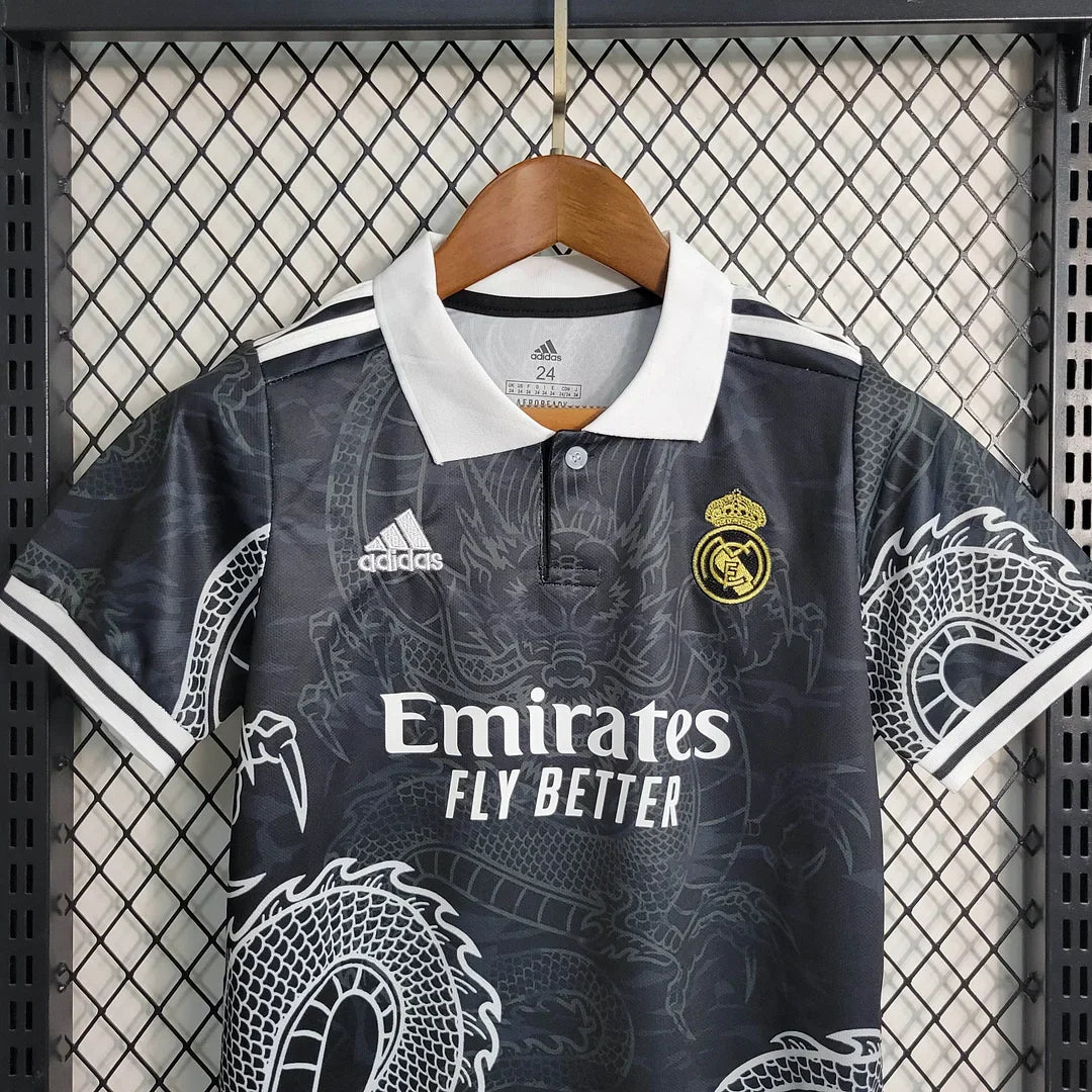 Real Madrid "Dragón Negro" Limited Jersey Kids Size