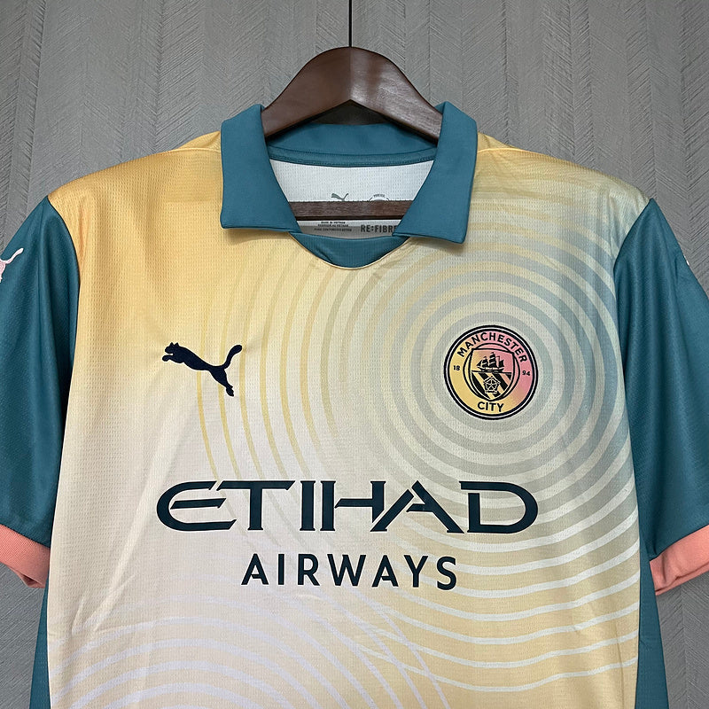 24/25 Manchester City Yellow Fourth Jersey