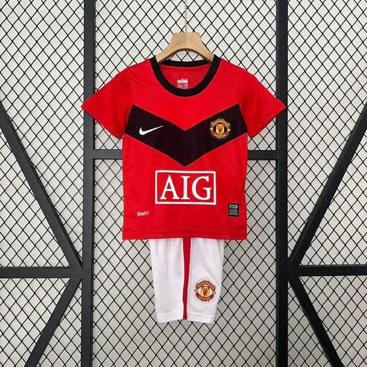 Manchester United Retro 2009/2010 Home Jersey Kids Size