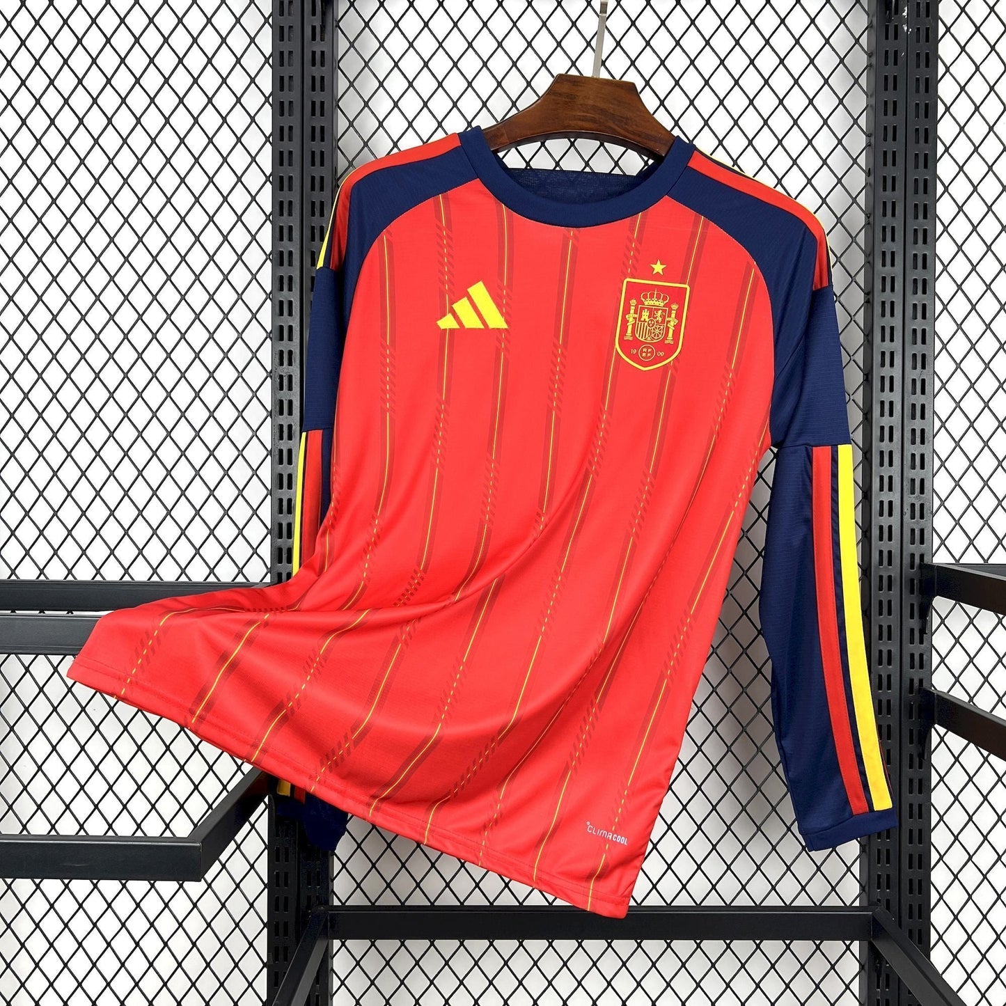 2026 Spain Home World Cup Kit Long Sleeve Jersey