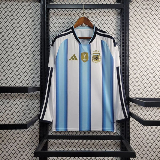 2026 Argentina Home World Cup Kit Long Sleeve Jersey