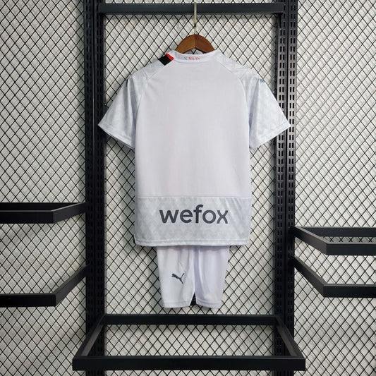 2023/2024 AC Milan Away Jersey Kids Size