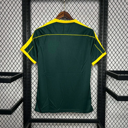 1998 Retro Brazil Goalkeeper Home Jersey