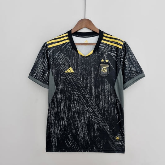 2022 Argentina Commemorative Edition Black Fans Jersey