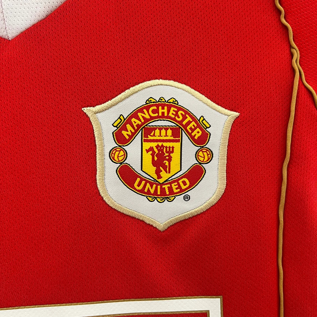 2006/2007 Retro Manchester United Home Kids Size